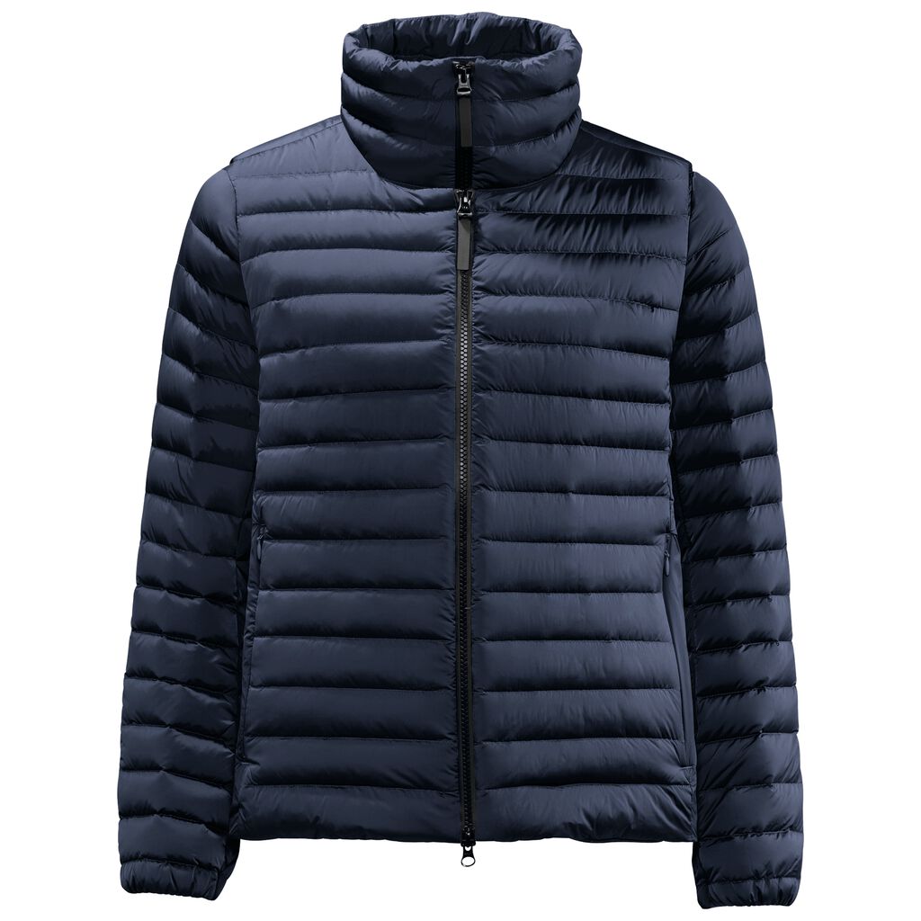 Jack Wolfskin UPPER EAST TWIN Női Pehelykabát Kék - FBWUTI-521